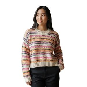 Zara Striped Multicolor Sweater